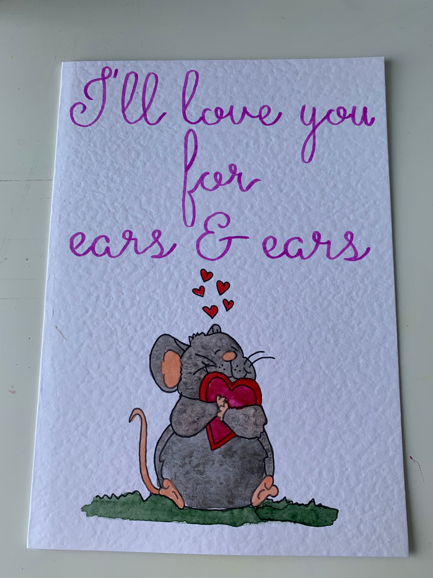 Love You for Ears and Ears Card