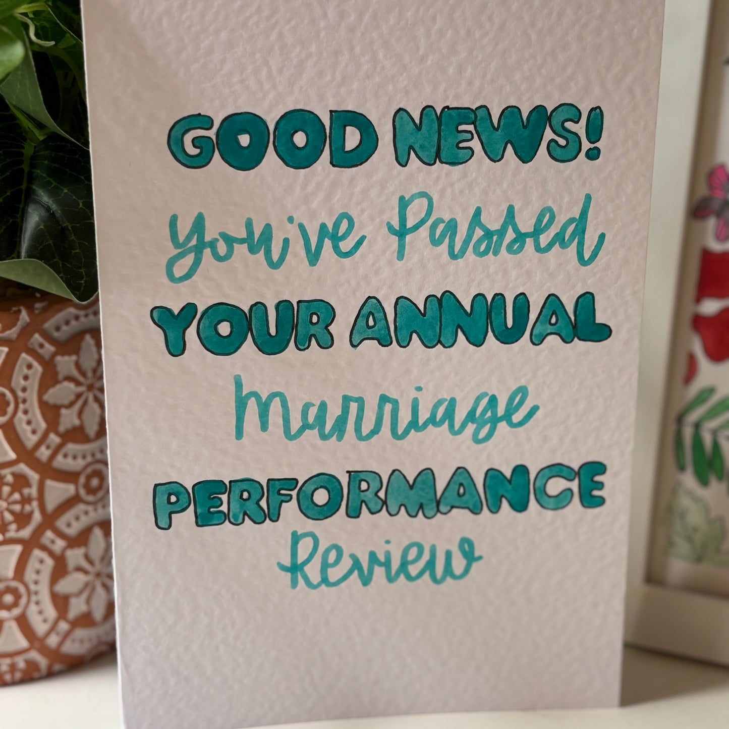 Good News Anniversary Card