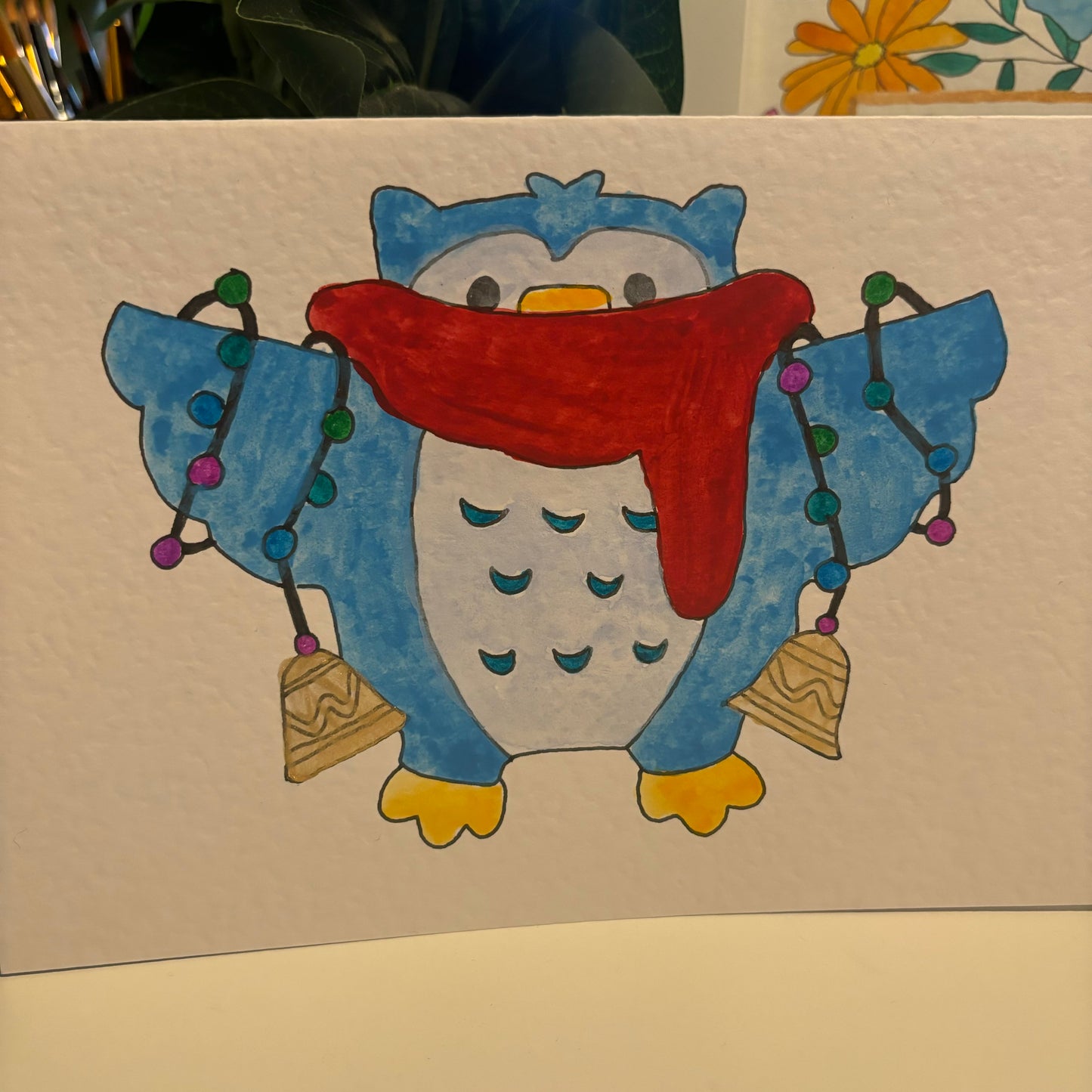 Christmas Owl Card