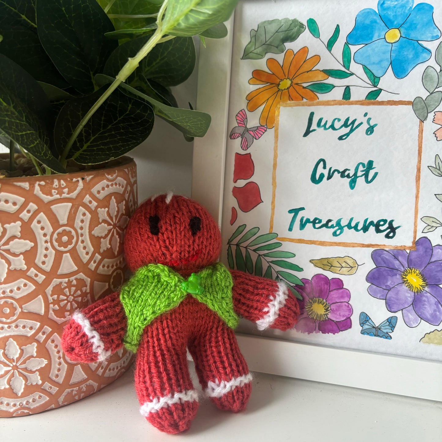 Knitted Gingerbread Man