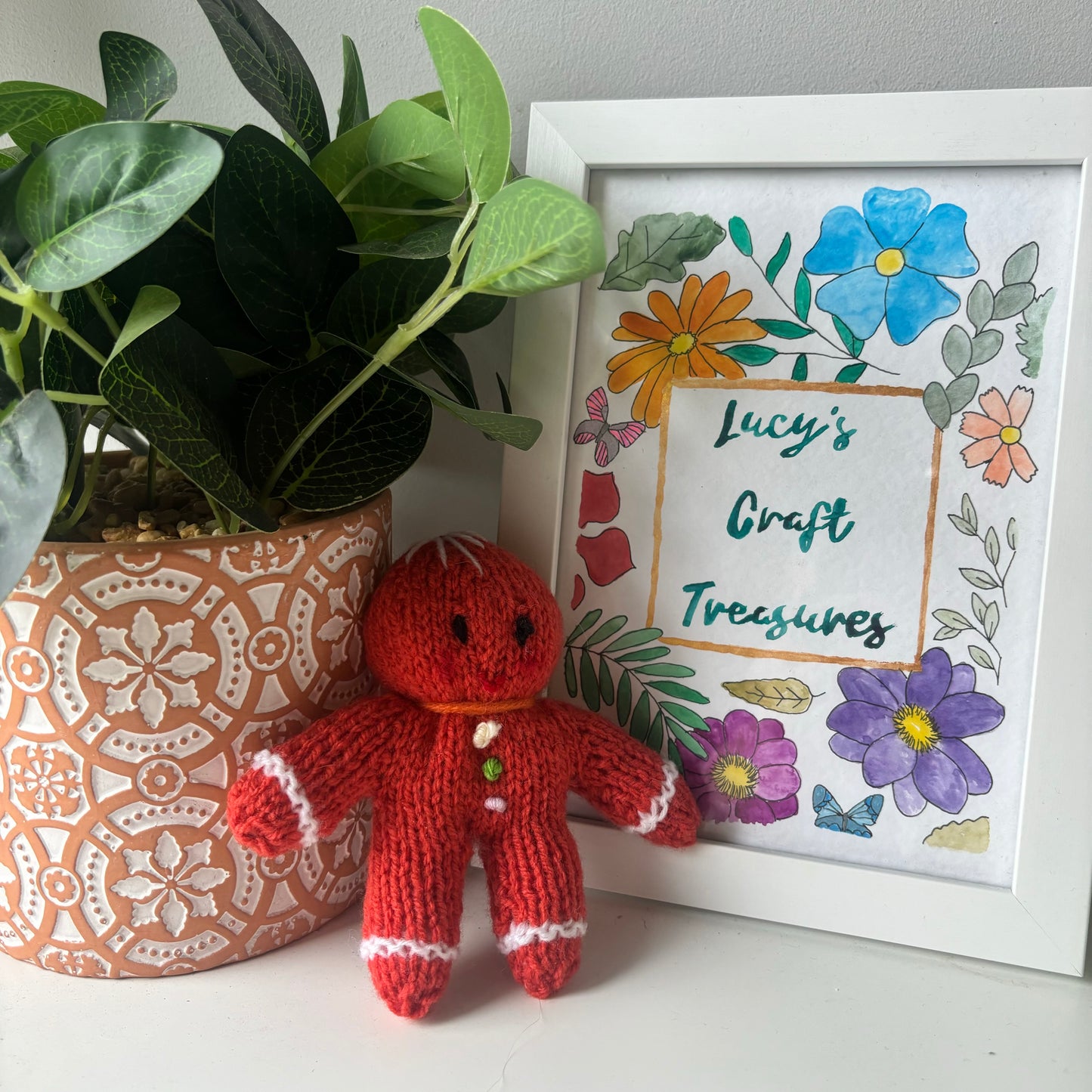 Knitted Gingerbread Man