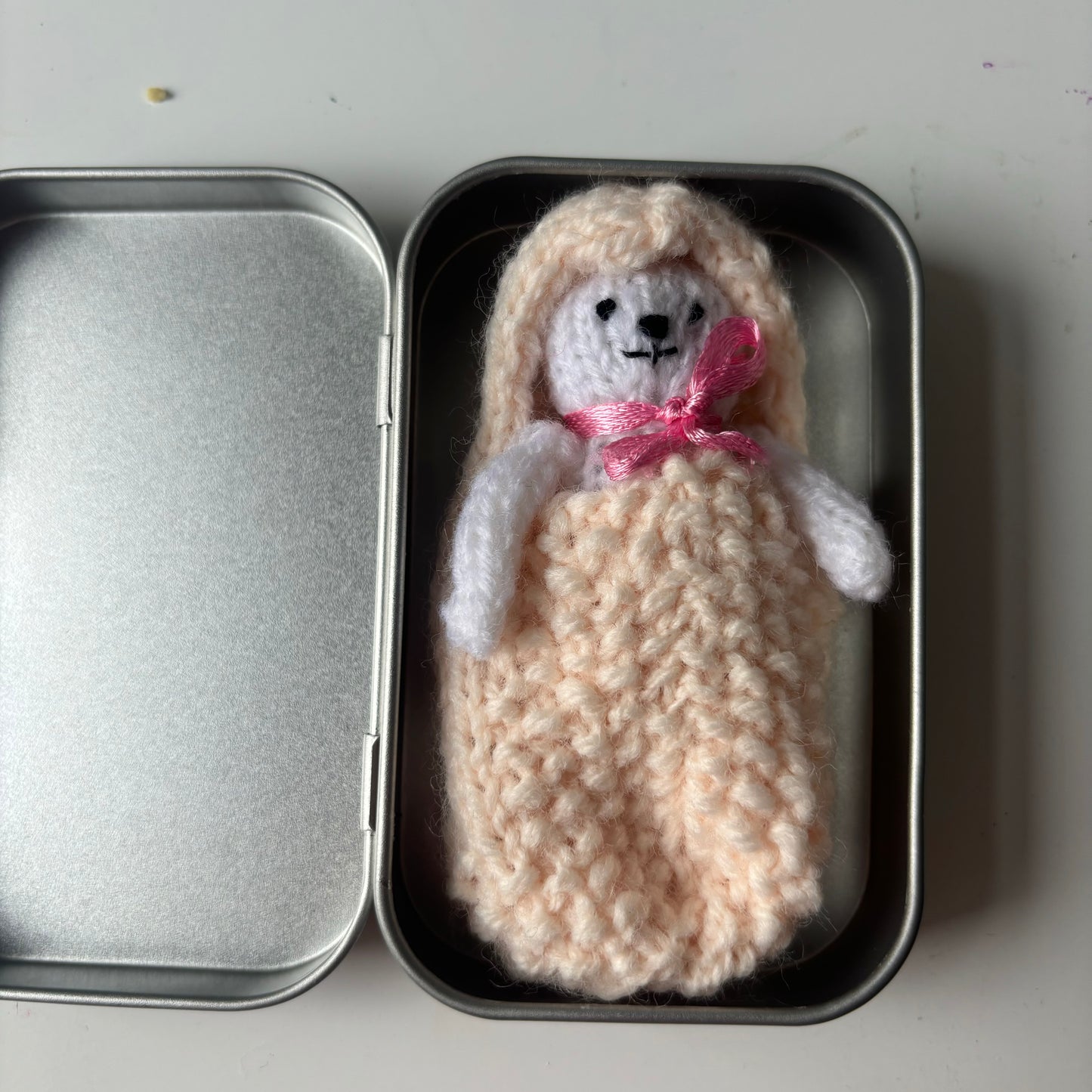 Knitted Box Bears