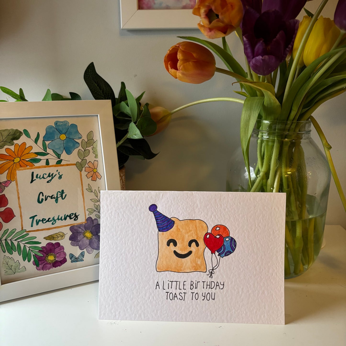 Toasting Your Birthday Card