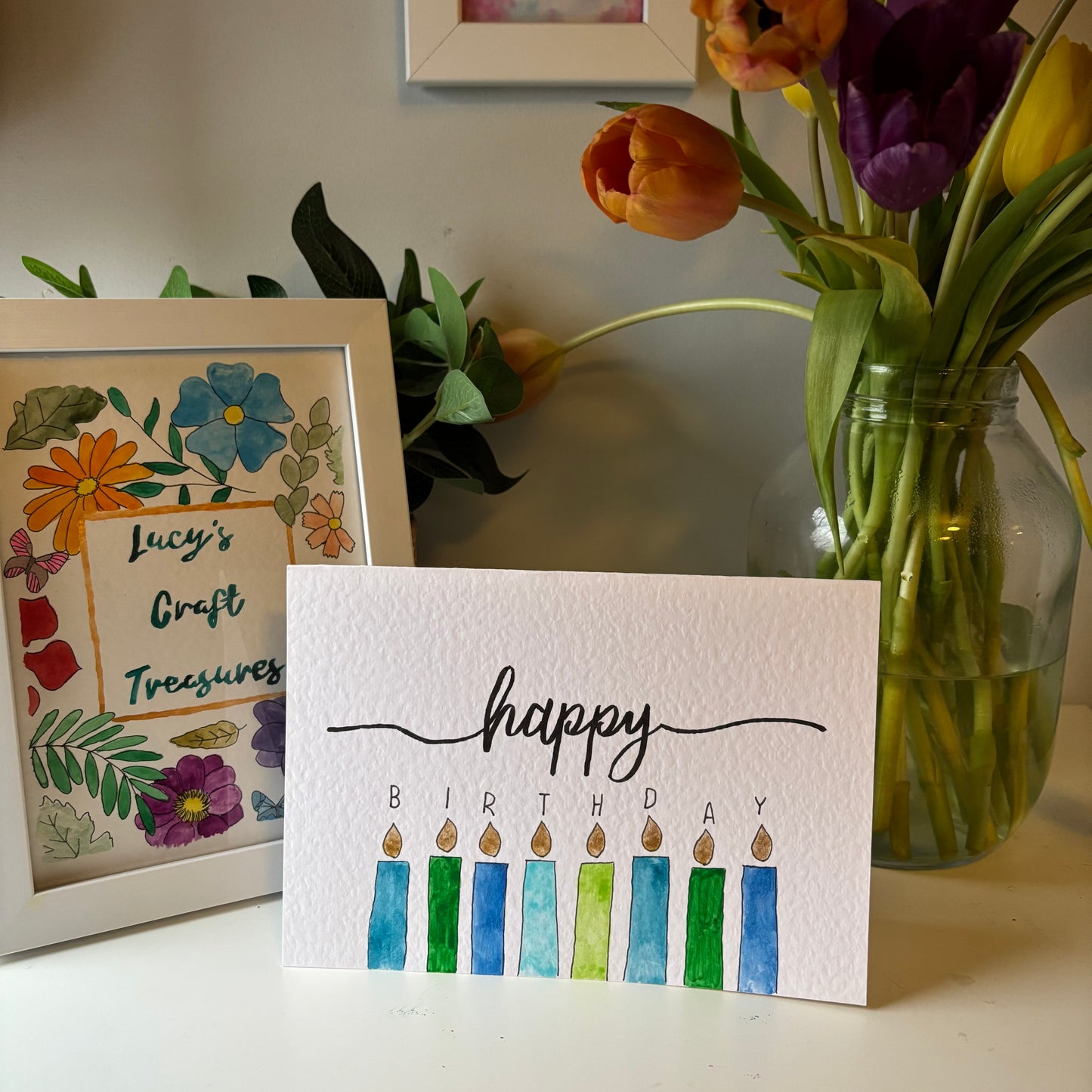 Happy Birthday Candles Card