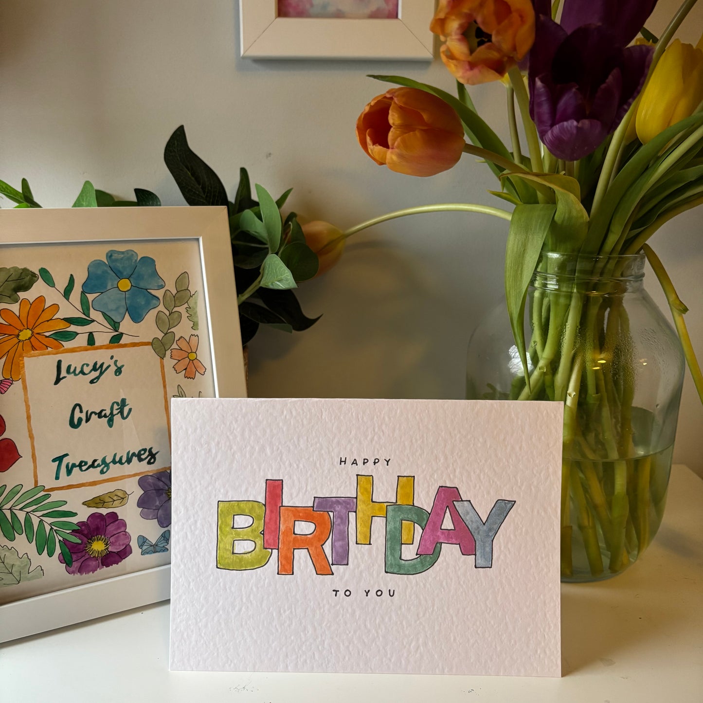 Birthday Metallics Card