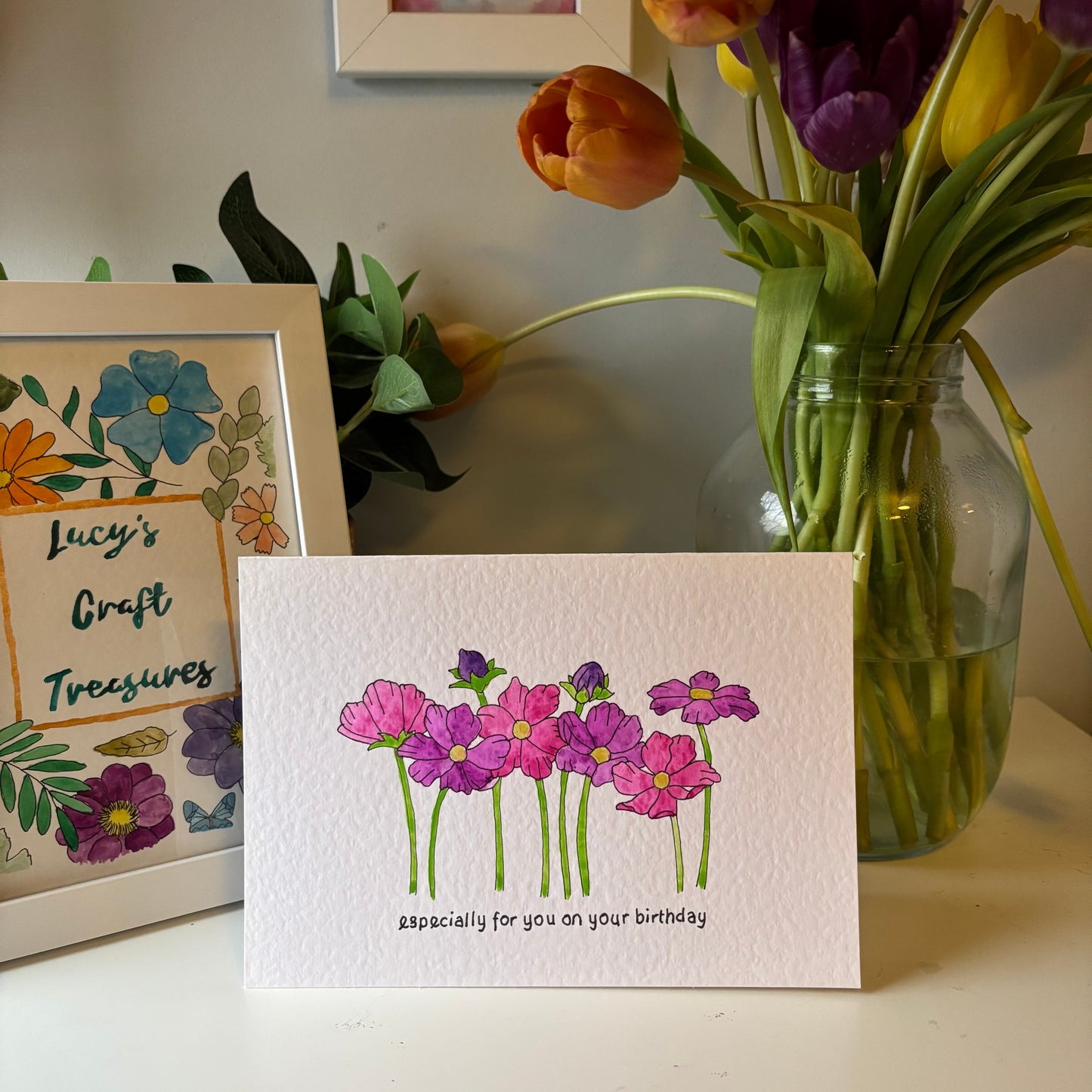 Especially For You Floral Birthday Card