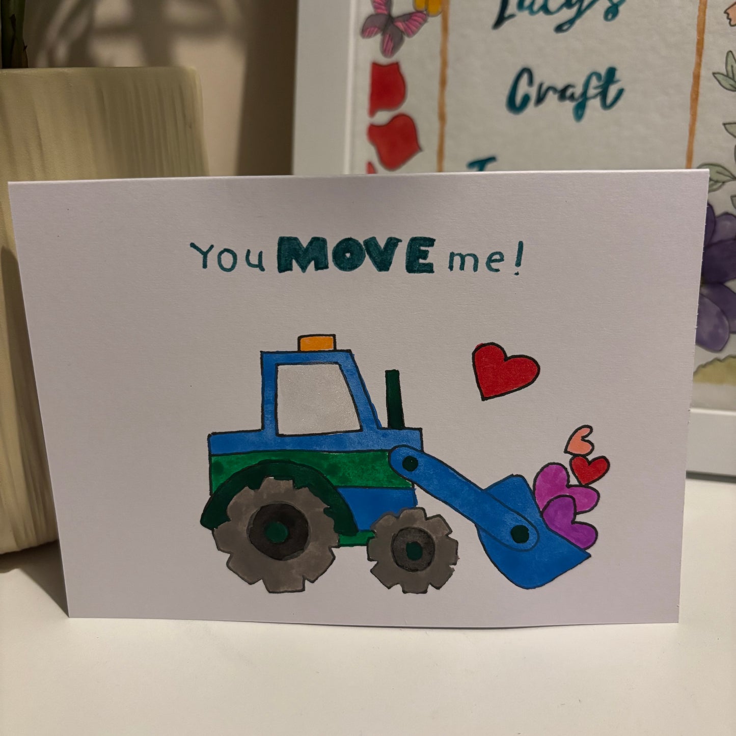 You Move Me Valentines Card