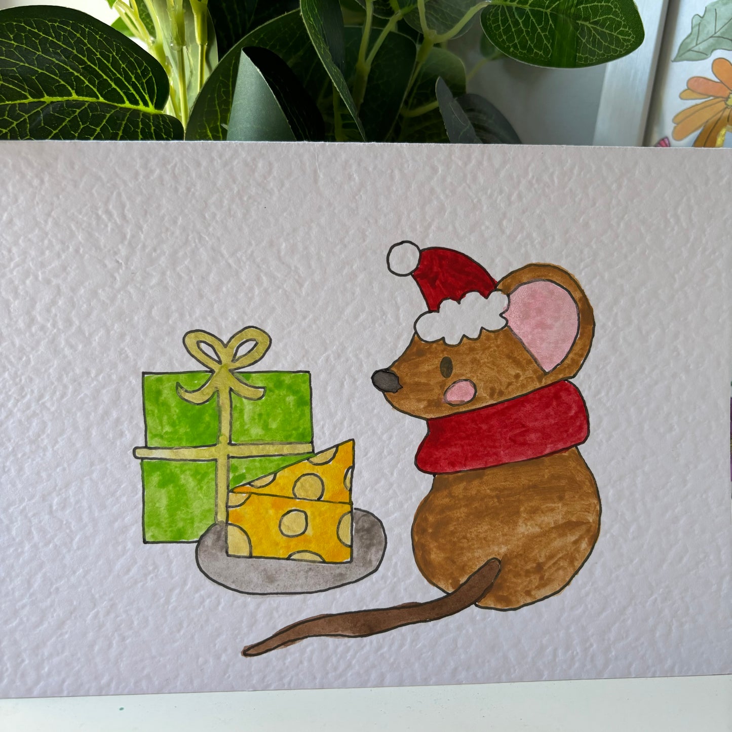 Christmas Mouse Card