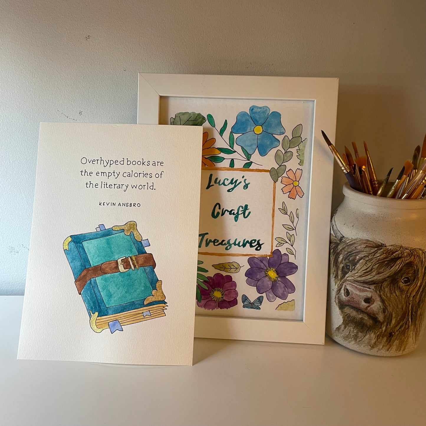 Book Quote A5 Poster - Ansbro