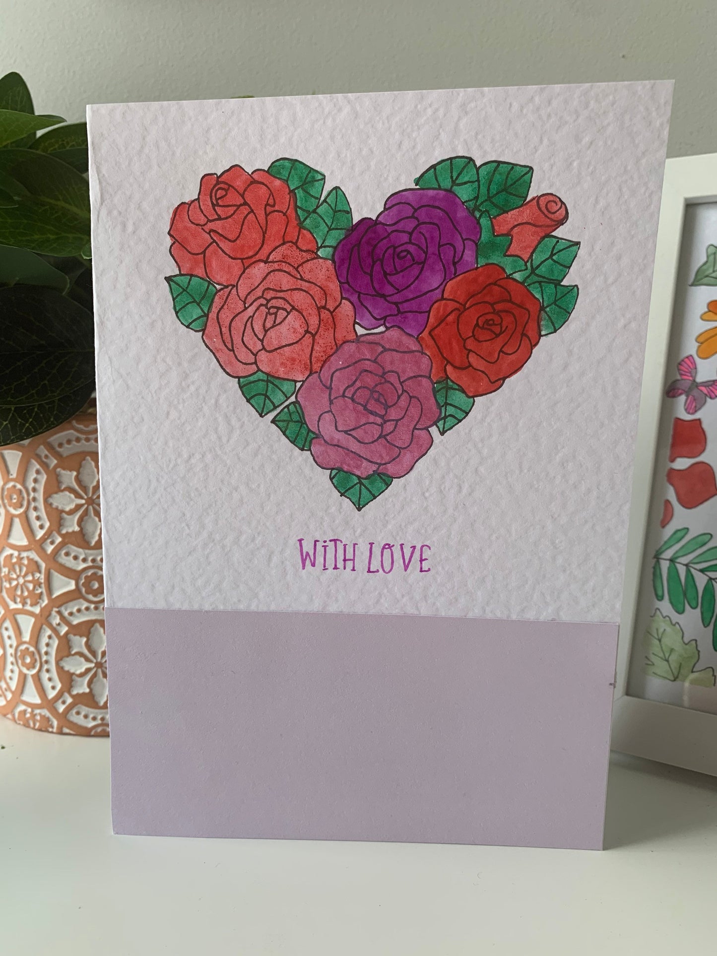 Handmade Happy Mother’s Day ‘With Love’ Card