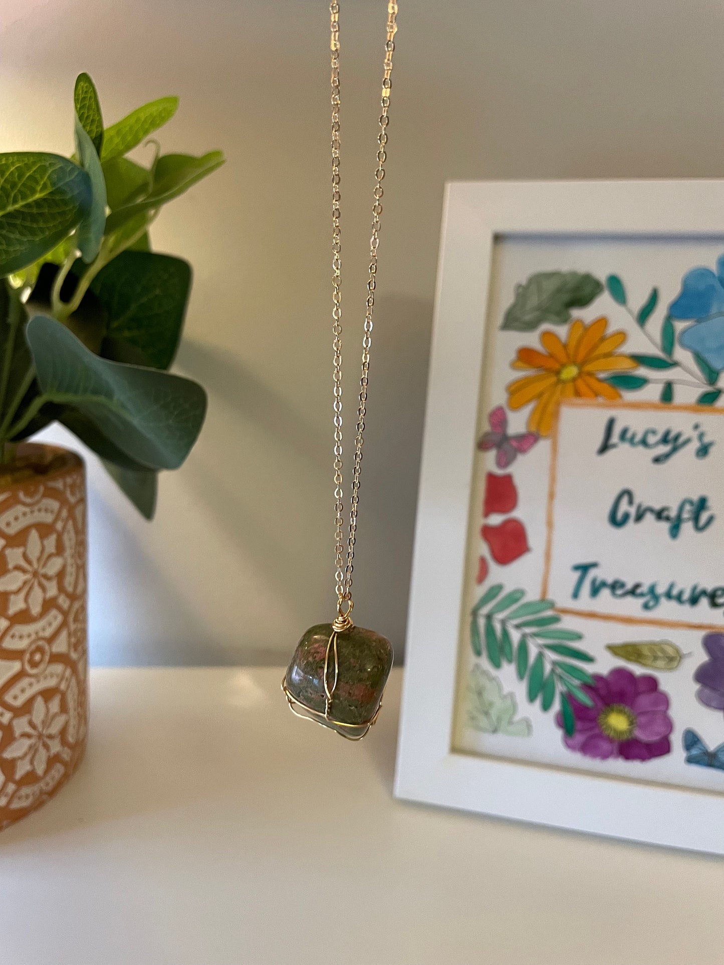 Stone Pendant Necklace
