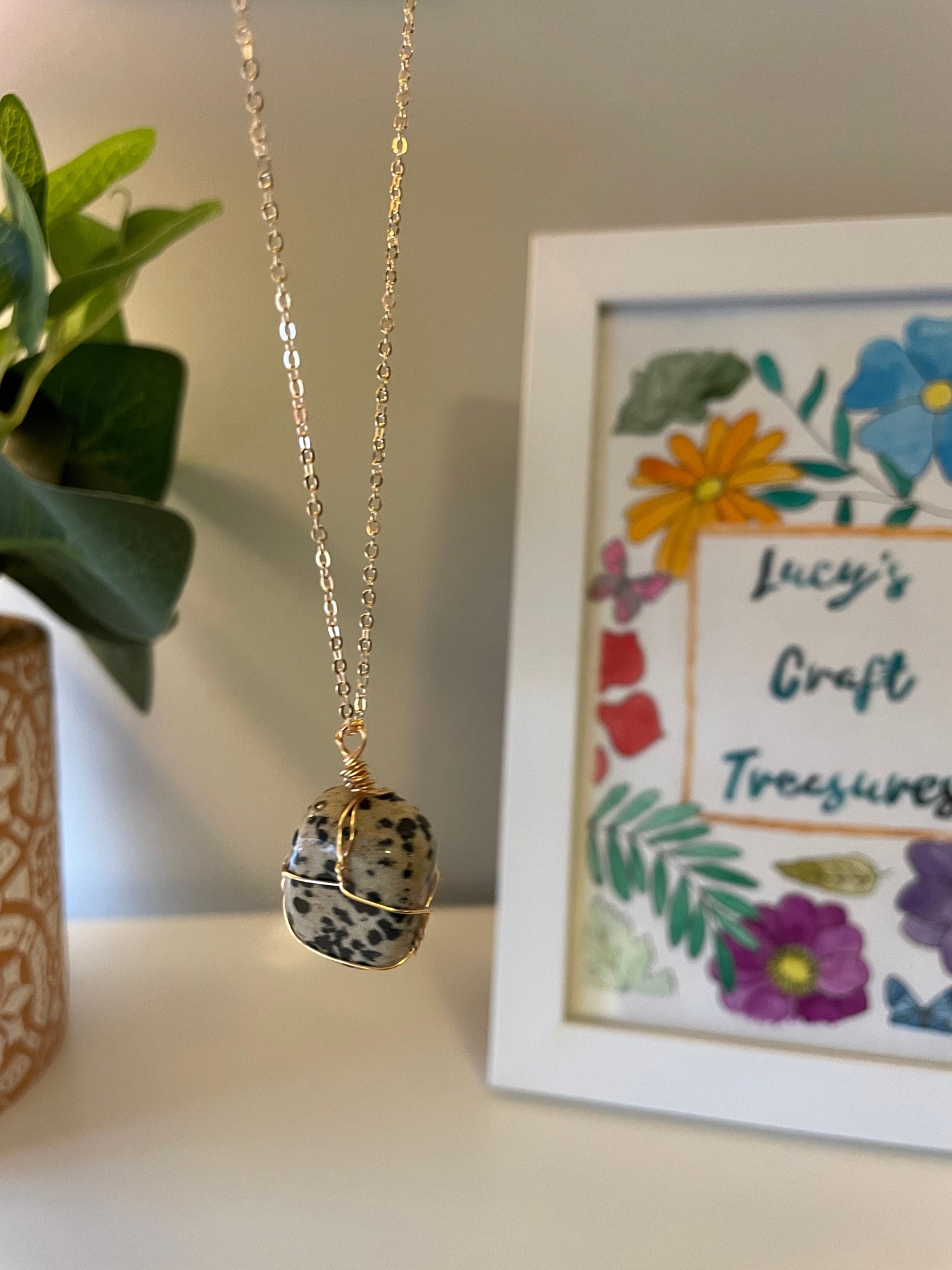 Stone Pendant Necklace