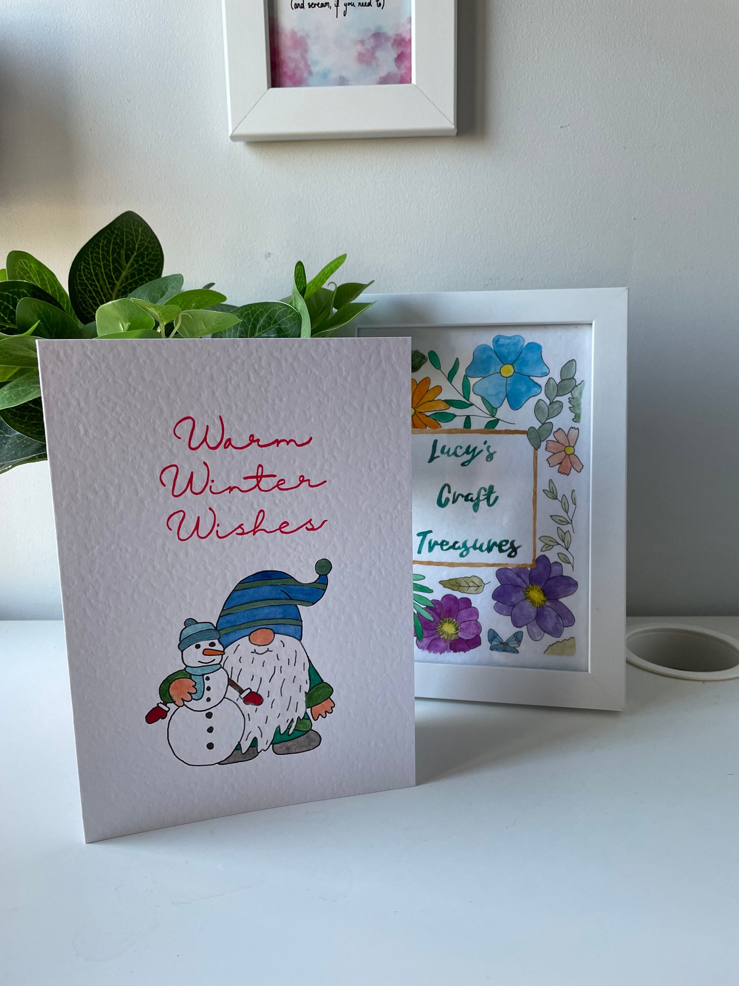 Warm Winter Wishes Gnome & Snowman