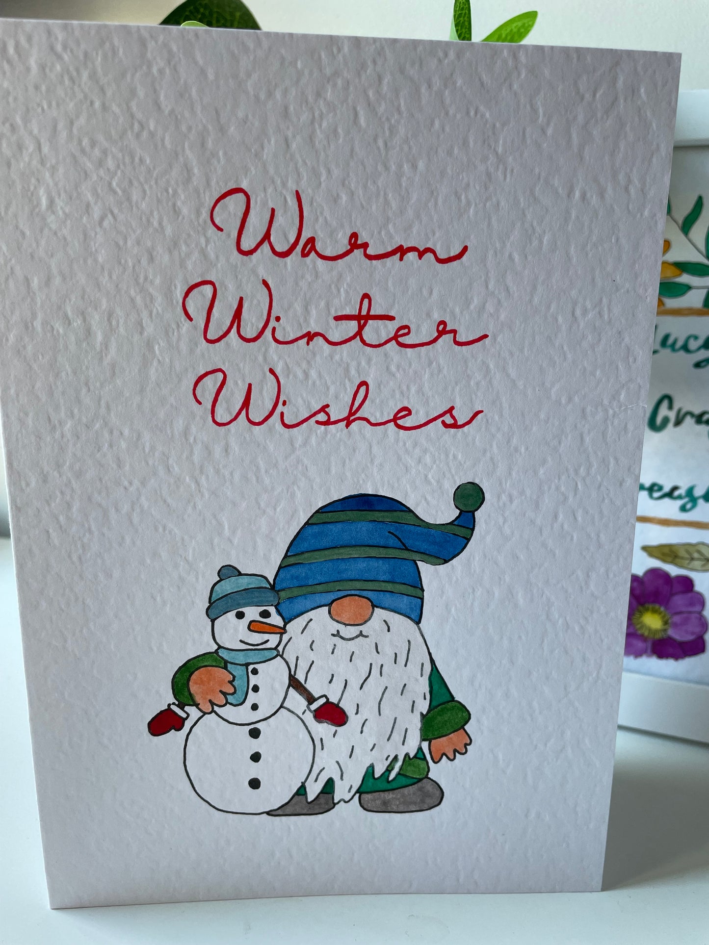 Warm Winter Wishes Gnome & Snowman