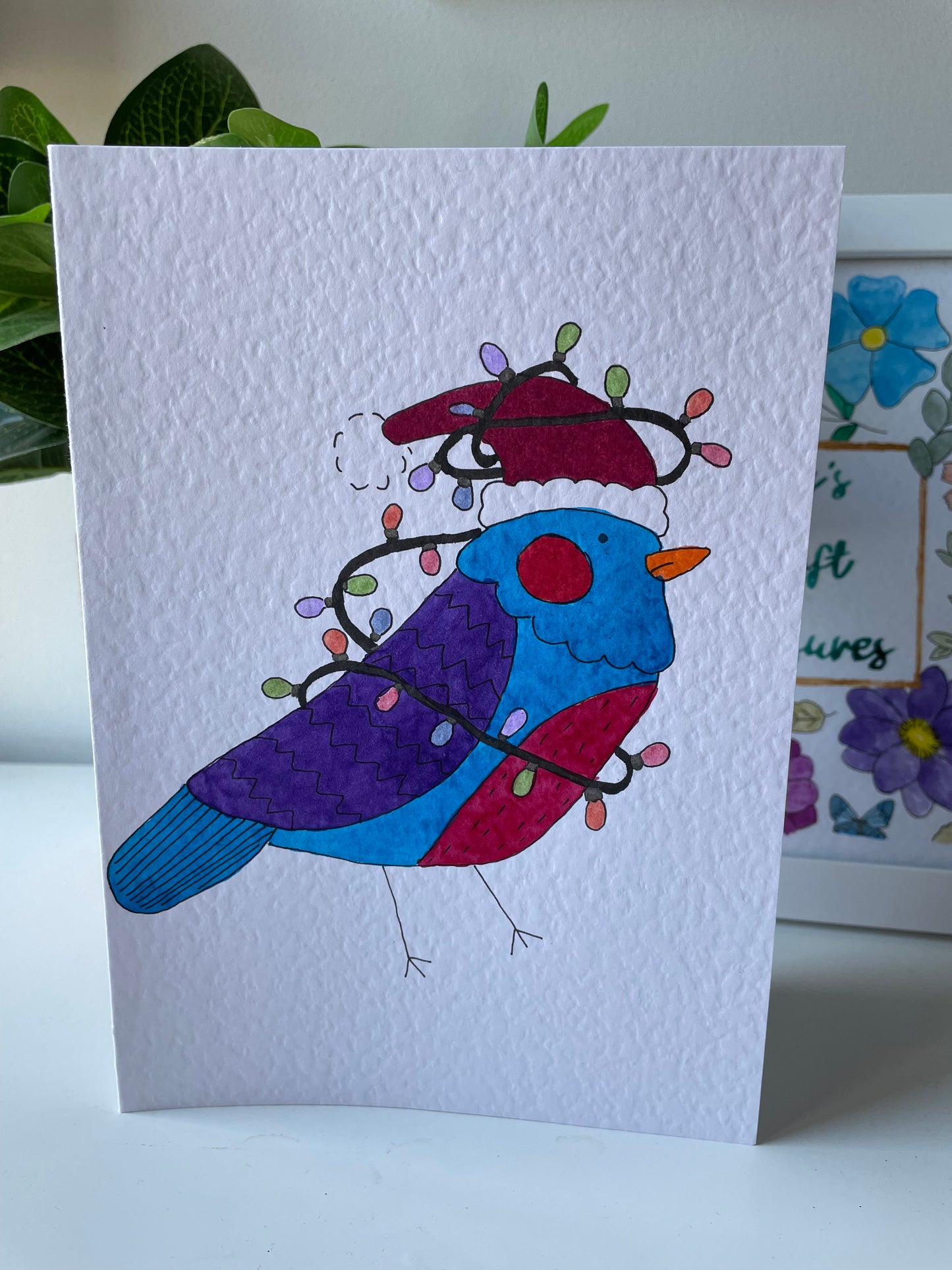 Christmas Bird Card