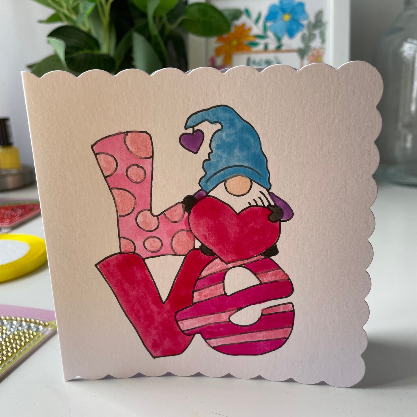 Love Gnome Card