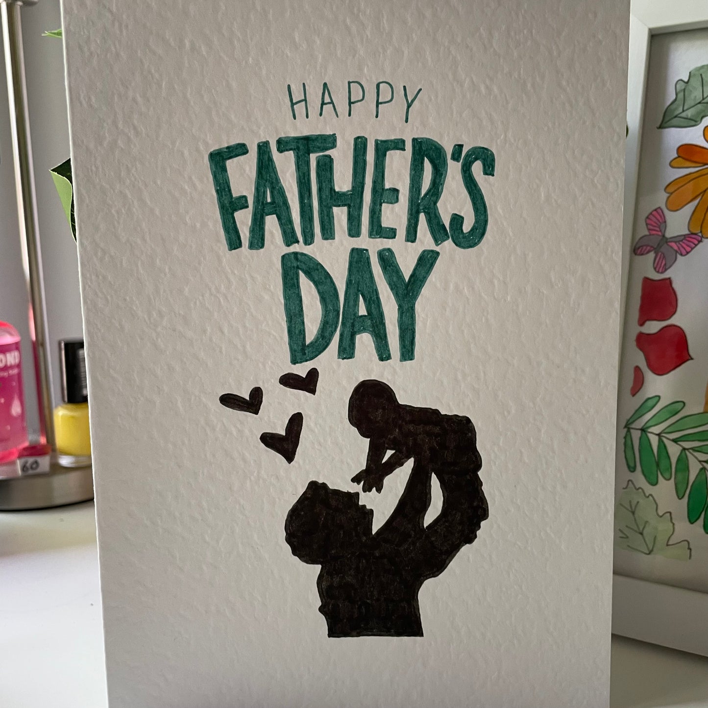 Silhouette Father's Day Card