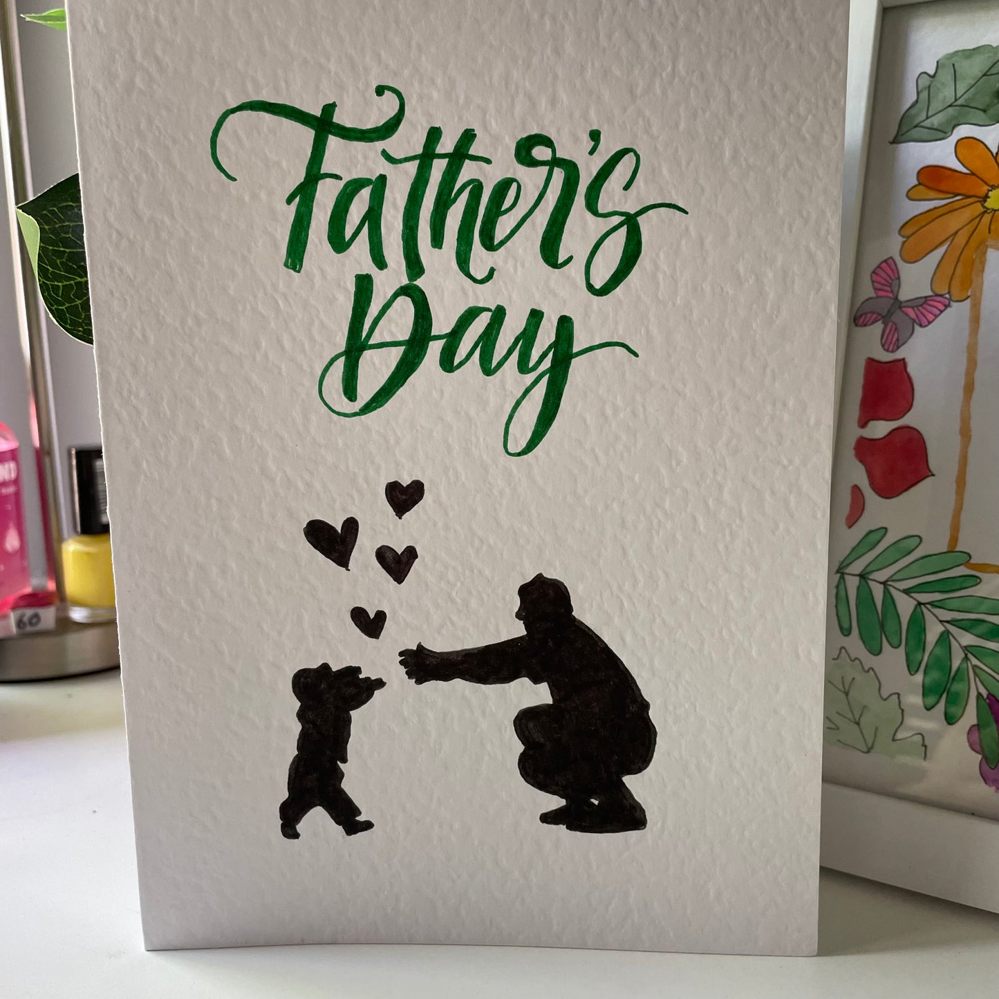 Father's Day Card with Silhouette