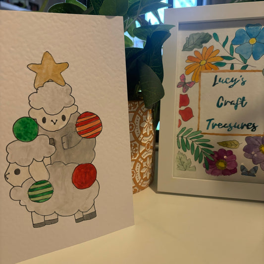 Christmas Sheep Card