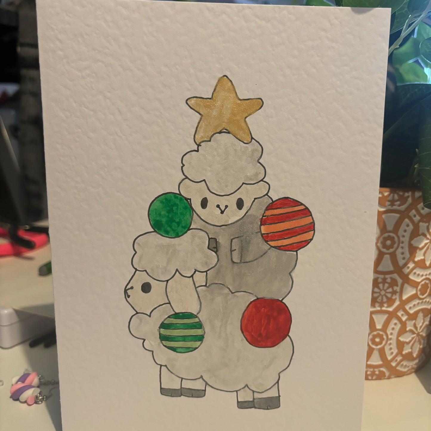 Christmas Sheep Card