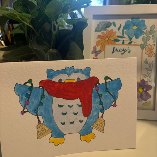 Christmas Owl Card