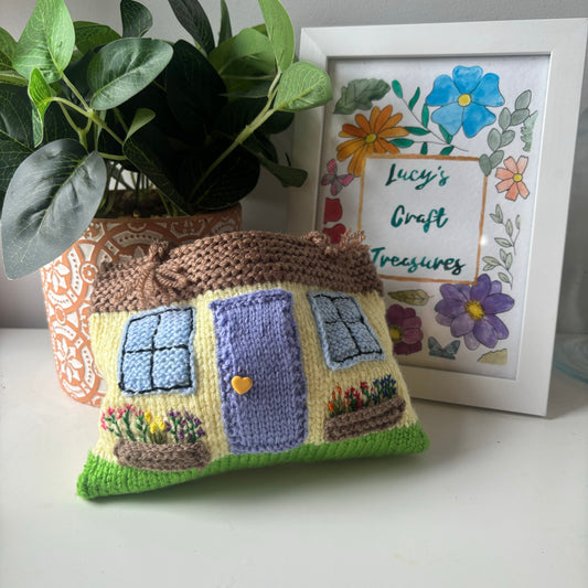 Knitted Teddy House Bag