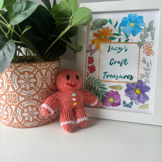Knitted Gingerbread Man