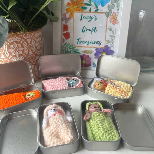 Knitted Box Bears