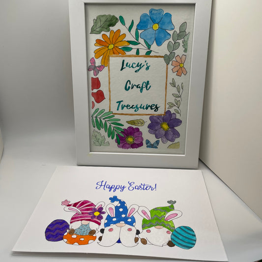 Happy Easter Gnomes Card