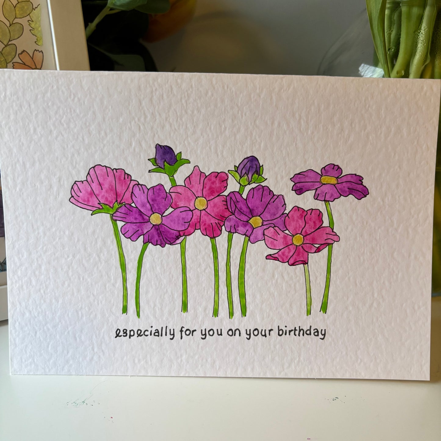 Especially For You Floral Birthday Card