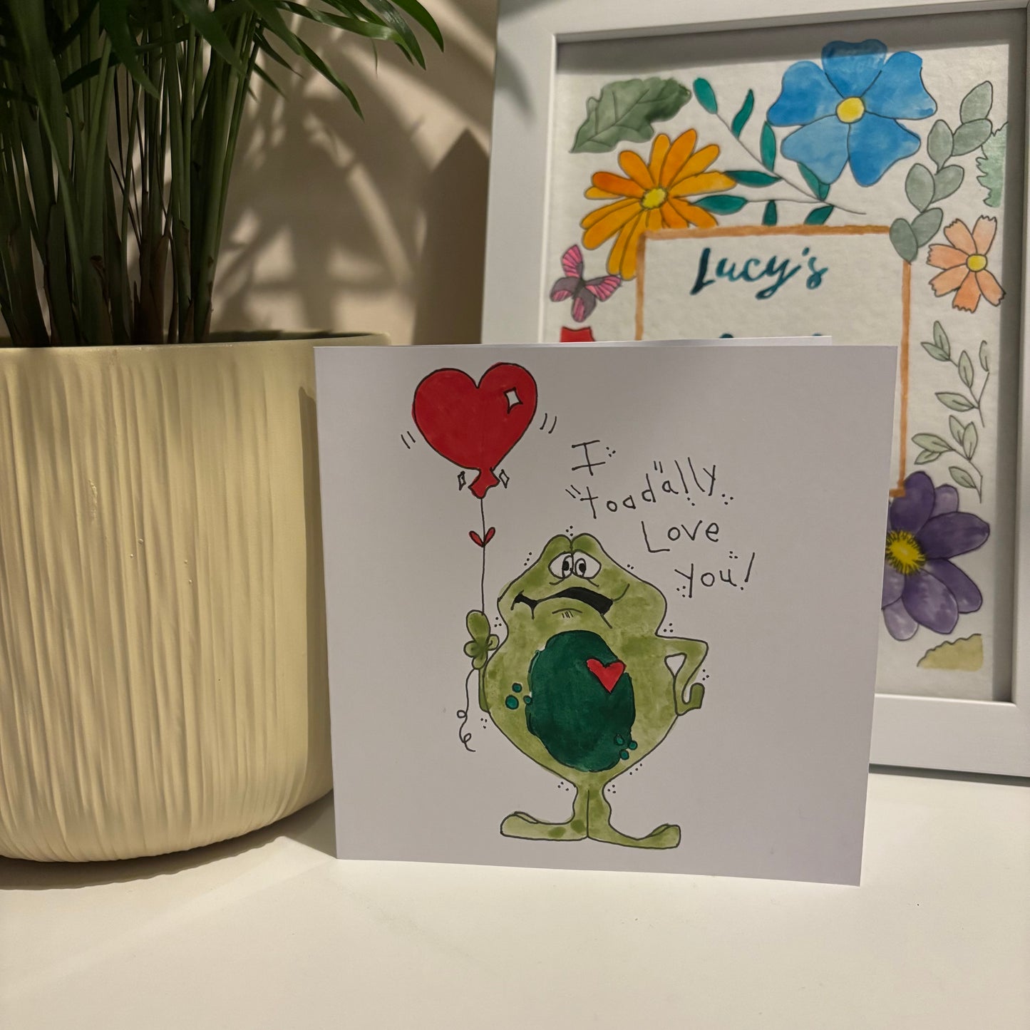 Toadally Love You Card