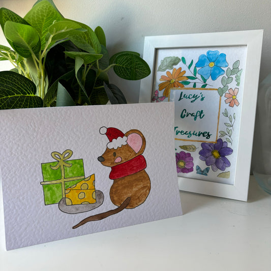 Christmas Mouse Card