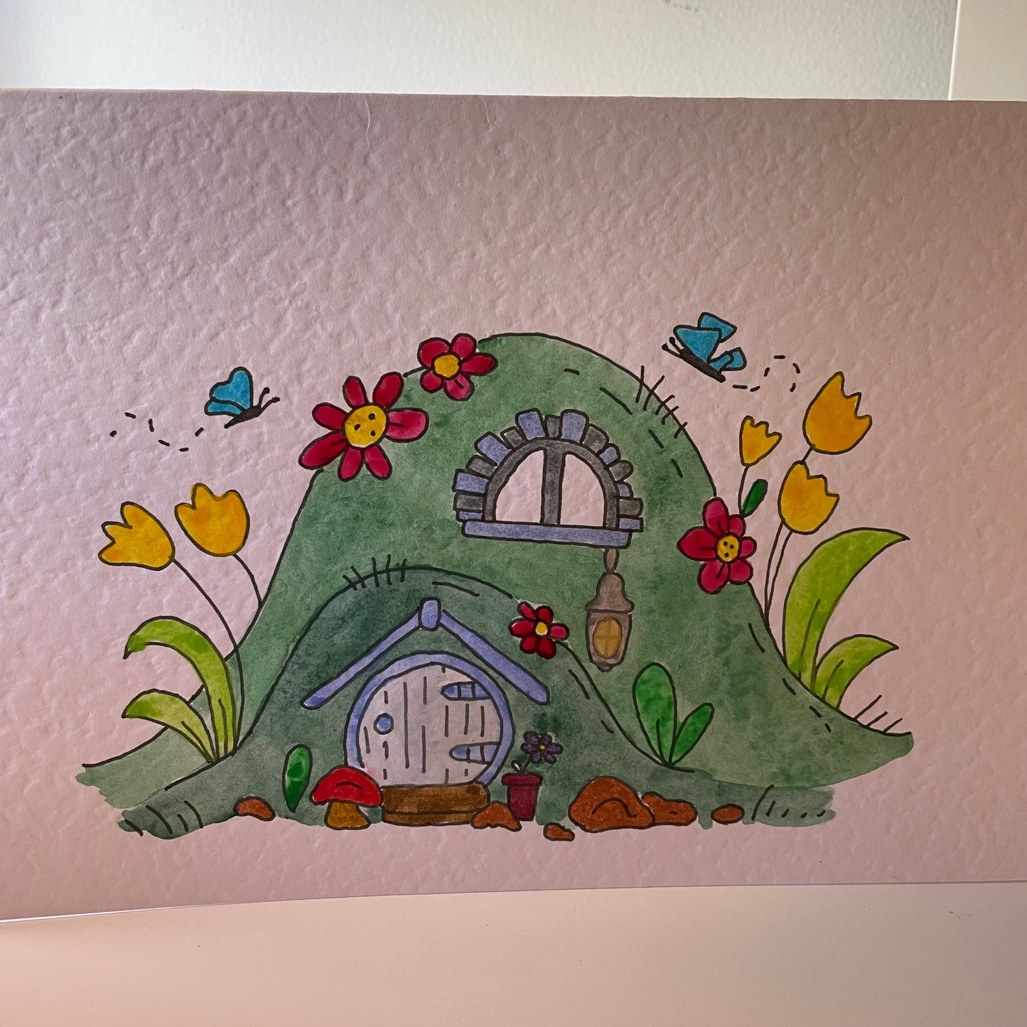 Green Hill House Greetings Card