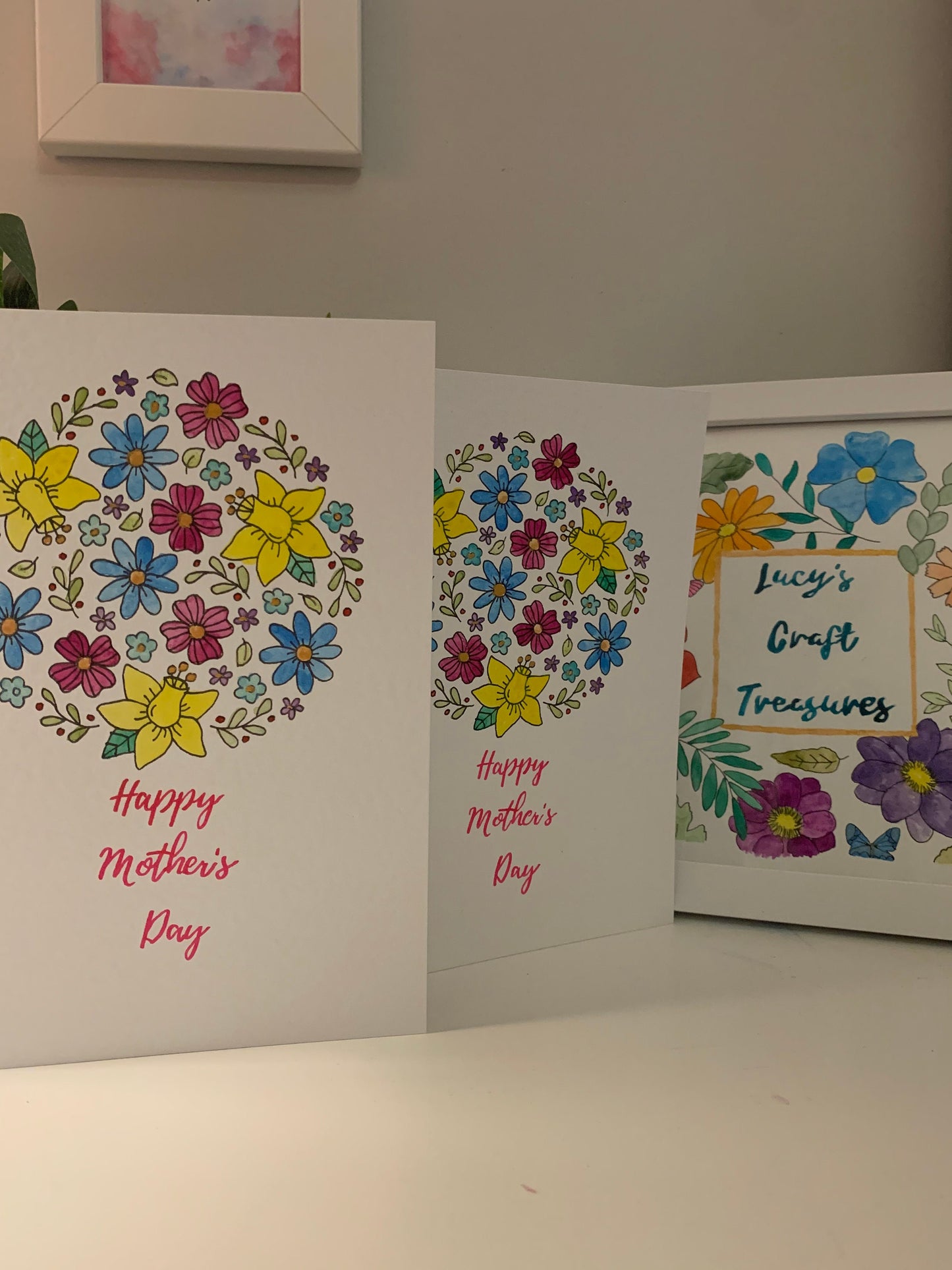 Handmade Happy Mother's Day 'Flowers' Card