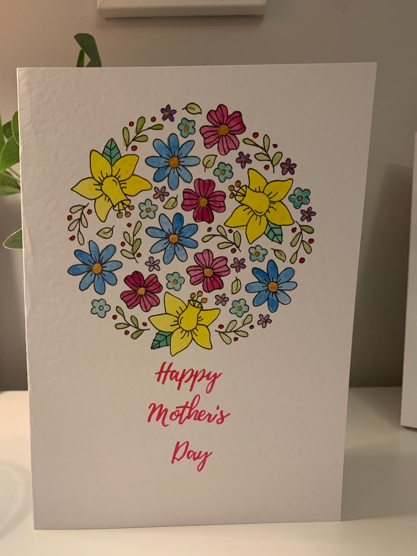 Handmade Happy Mother's Day 'Flowers' Card