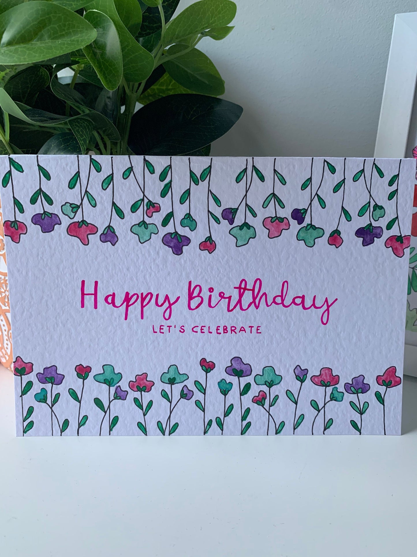 Happy Birthday - Let's Celebrate Card