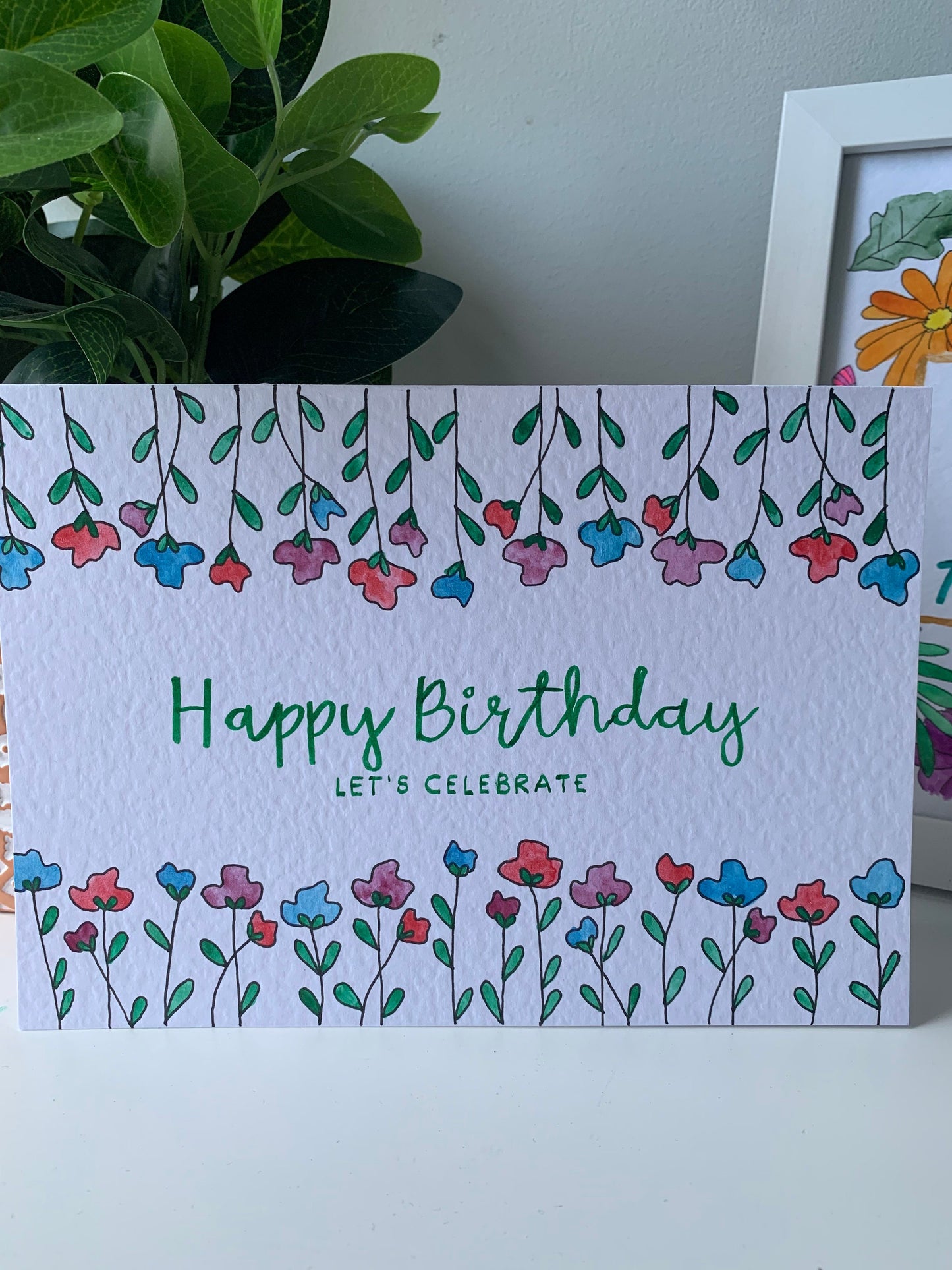 Happy Birthday - Let's Celebrate Card