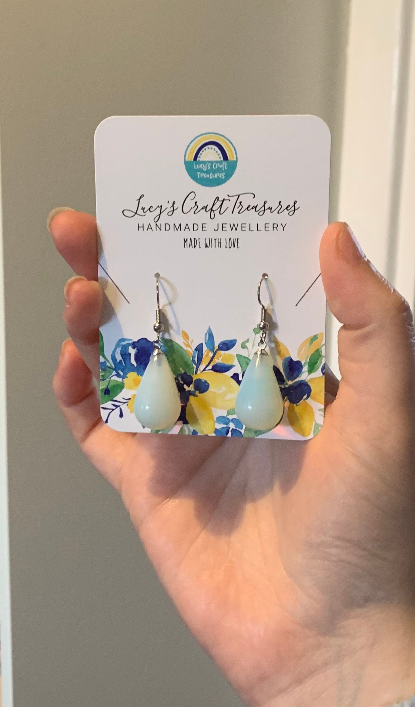 Drop Pearl Earrings