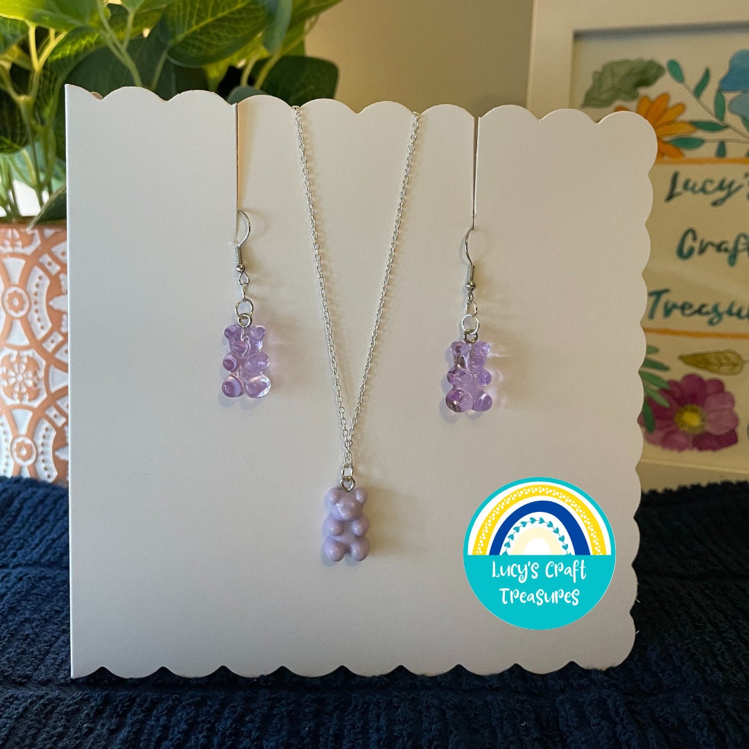 Jewellery Set - Purple Gummy Bears