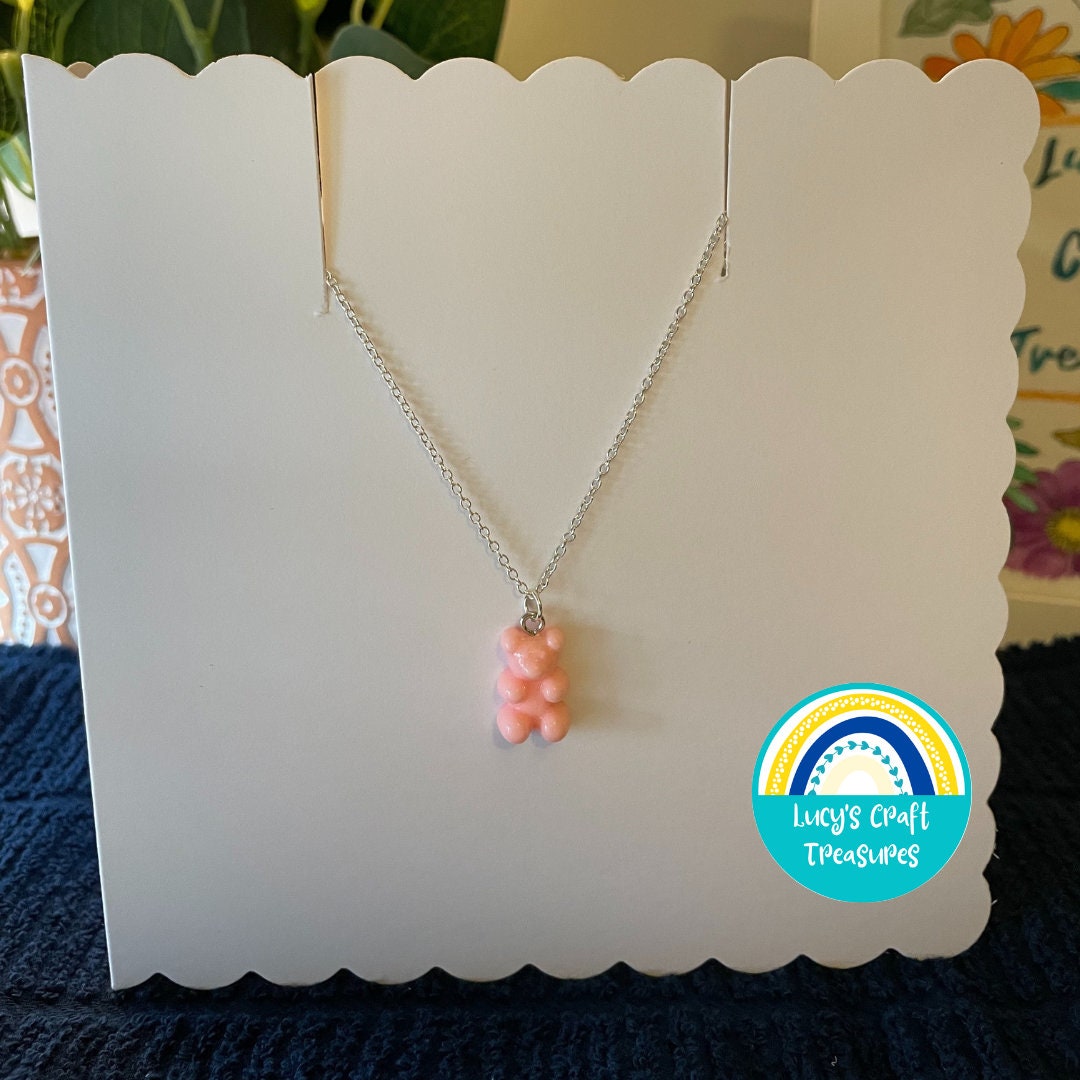 Jewellery Set - Pale Pink Gummy Bears